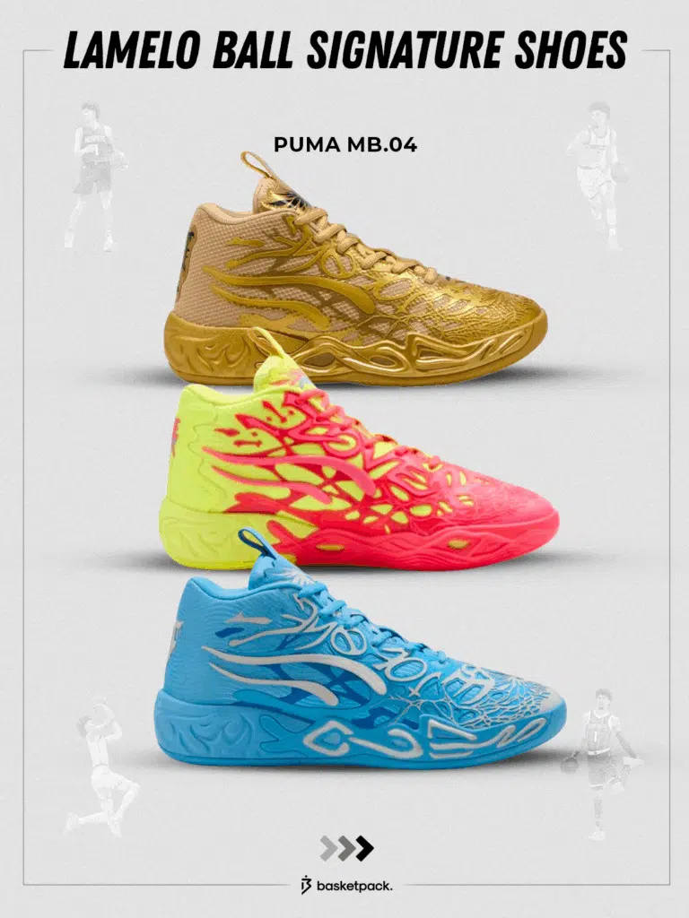 histoire chaussure signautre lamelo ball puma mb 04