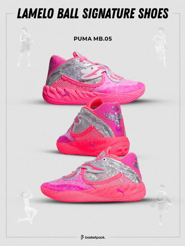 histoire chaussure signautre lamelo ball puma mb 05