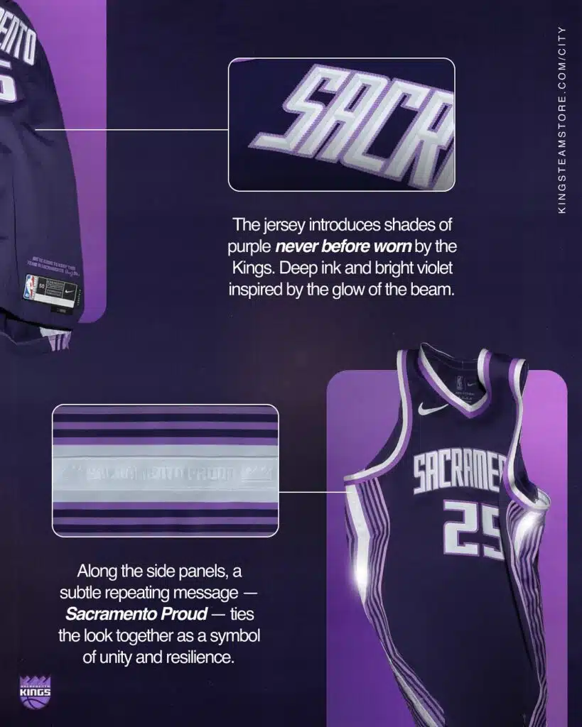 maillot city edition 2025 2026 sacramento kings