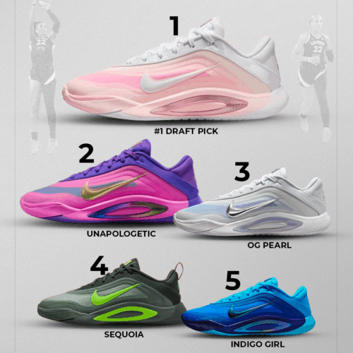 Image de l'article Top 5 des plus belles Nike A'One de A'ja Wilson !