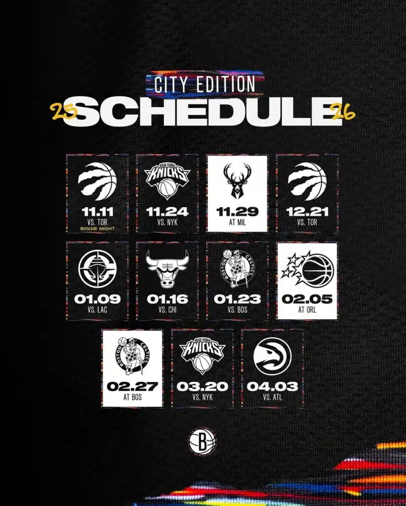 maillot city edition 2025 2026 brooklyn nets