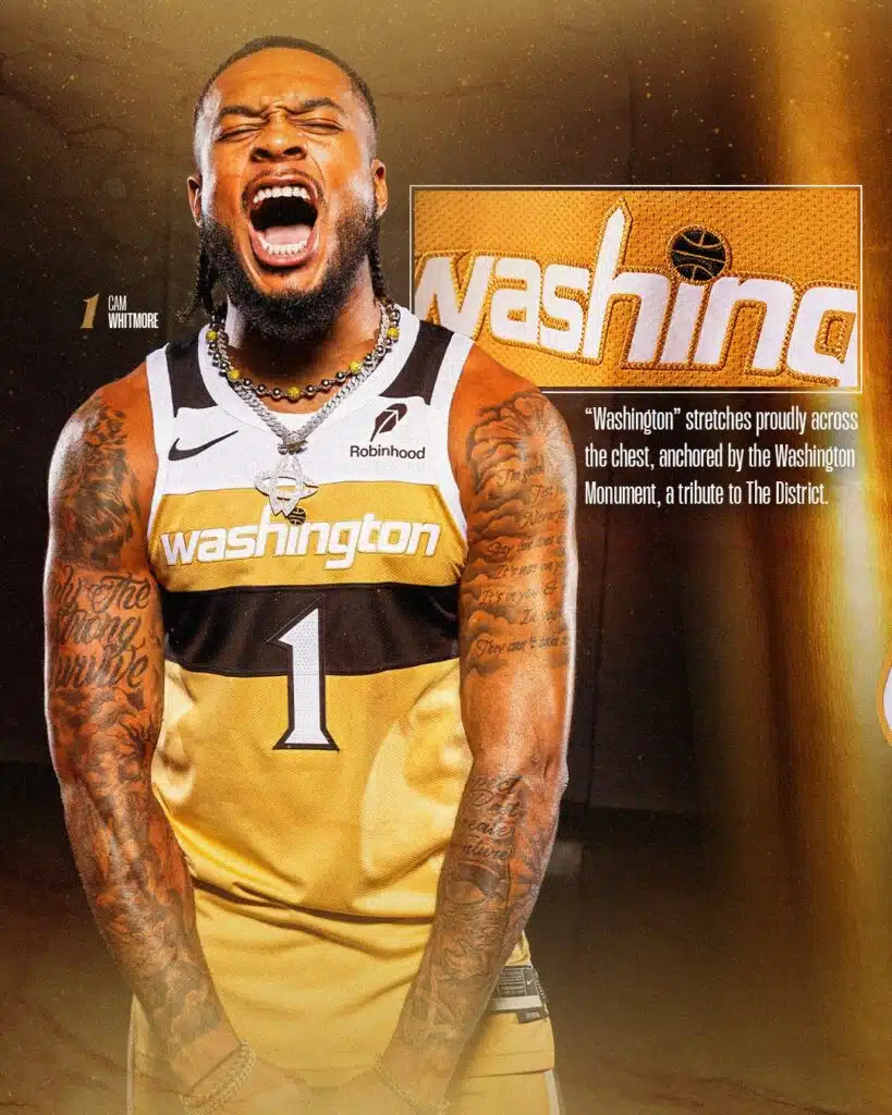 maillot city edition 2025 2026 washington wizards