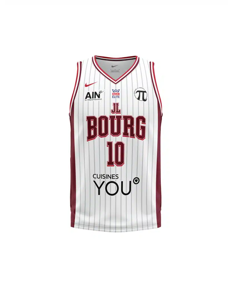 maillot betclic elite 2025 2026 jl bourg basket