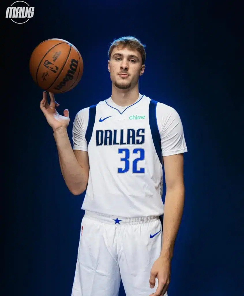 maillot mavericks pourquoi cooper flagg porte le numero 32 