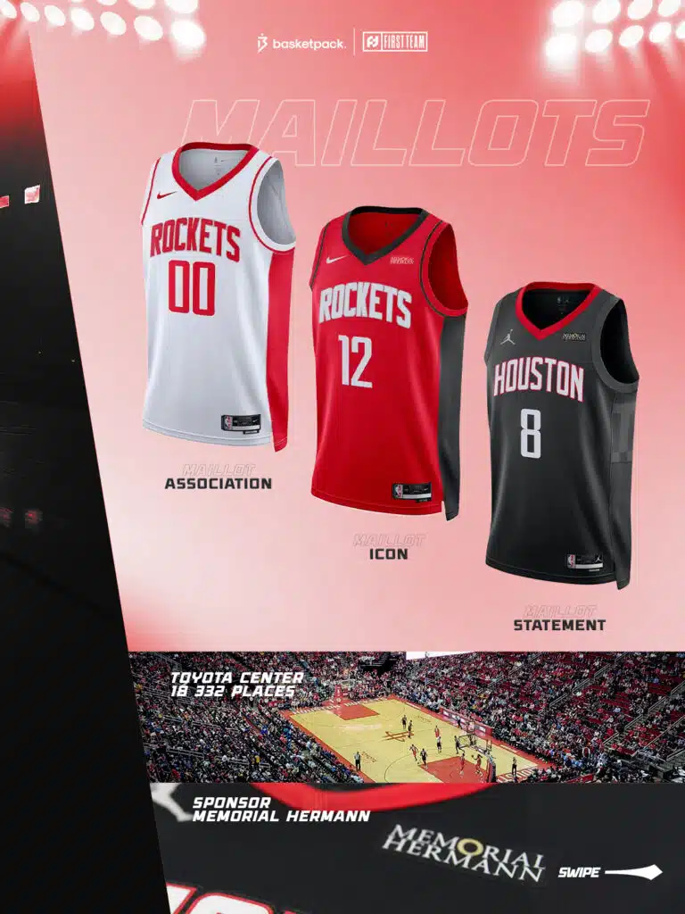 houston rockets 2025 2026 maillots guide nba
