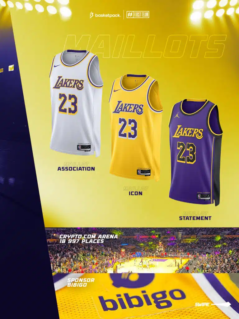 maillots los angeles lakers 2025 2026 guide nba