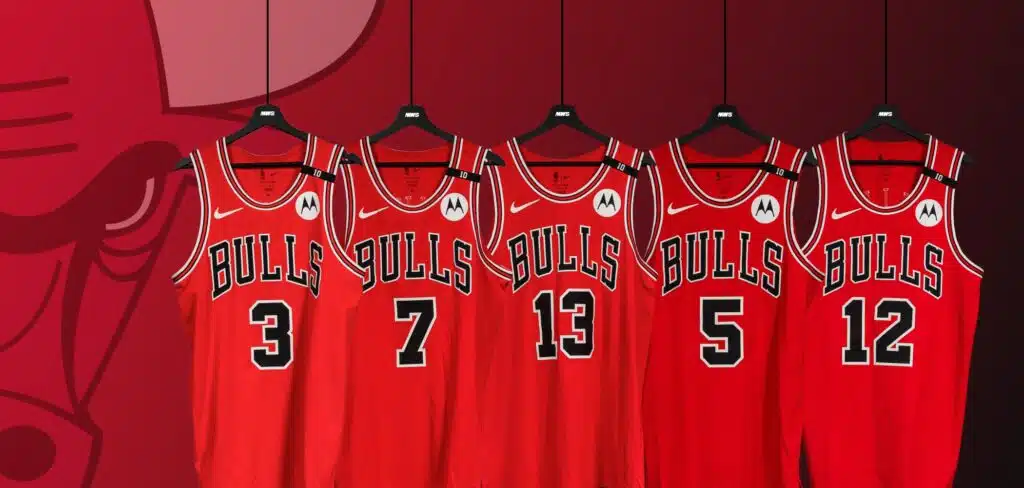 matchwornshirt mws partenariat nba enchere maillot icon bulls 2024 2025