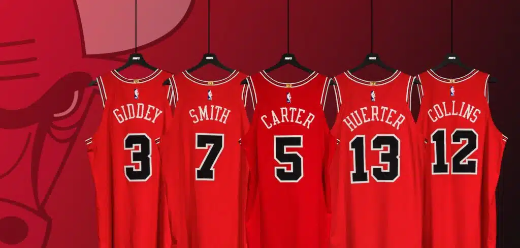 matchwornshirt mws partenariat nba enchere maillot icon bulls 2024 2025