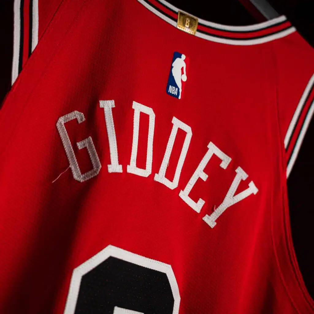 matchwornshirt mws partenariat nba enchere maillot icon bulls 2024 2025