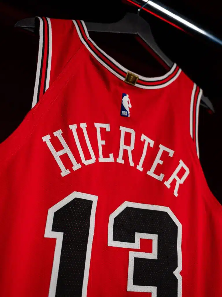 matchwornshirt mws partenariat nba enchere maillot icon bulls 2024 2025