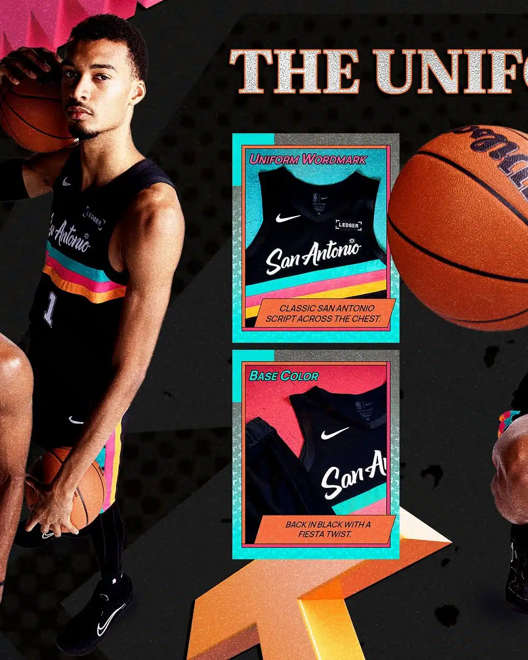 maillot city edition fiesta san antonio spurs 2025 2026