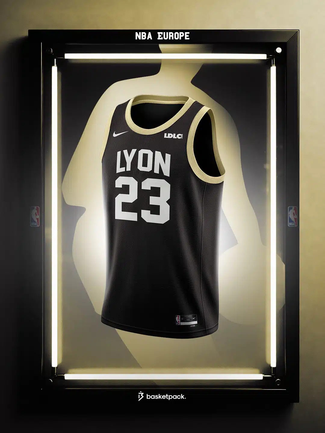 nba europe les maillots