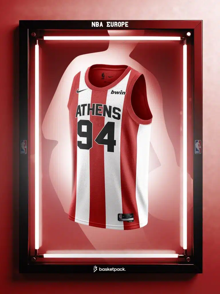 nba europe les maillots