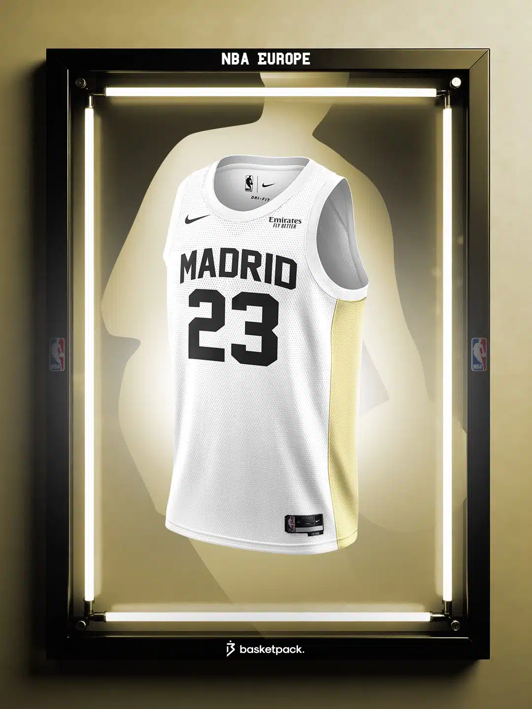 nba europe les maillots