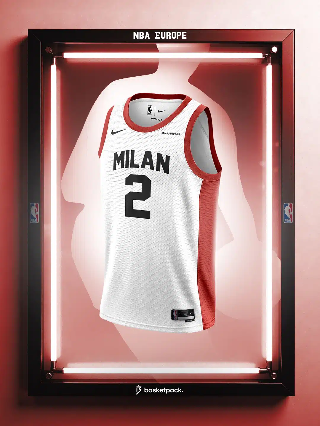 nba europe les maillots