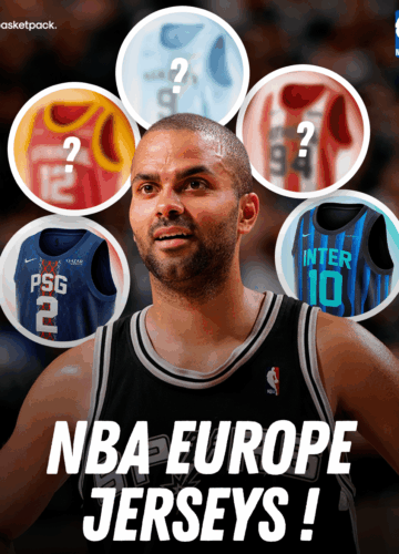 Image de l'article NBA Europe : les maillots des 12 franchises !