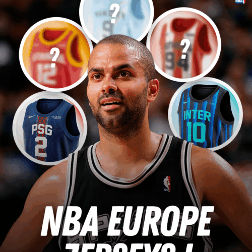 Image de l'article NBA Europe : les maillots des 12 franchises !