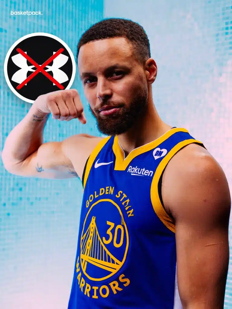 stephen curry quitte under armour