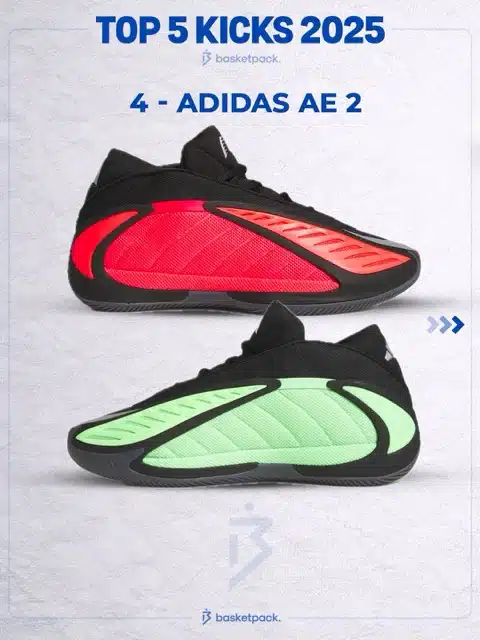 top 5 plus belles chaussures basket 2025