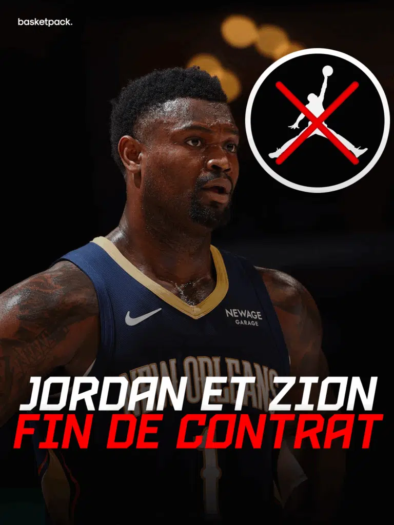 fin contrat jordan brand zion williamson