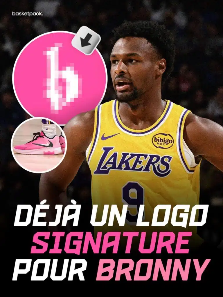 logo signature bronny james nike