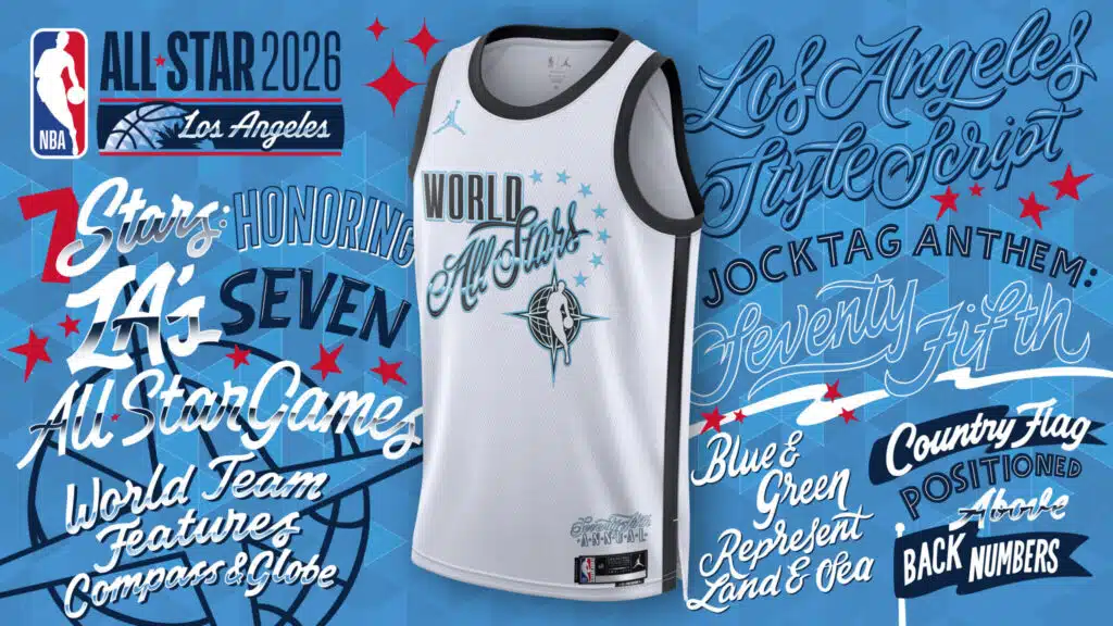 maillots nba all star game 2026 team world