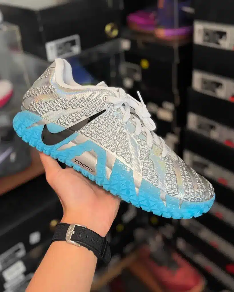 nike ja 3 jurassic park metallic silver