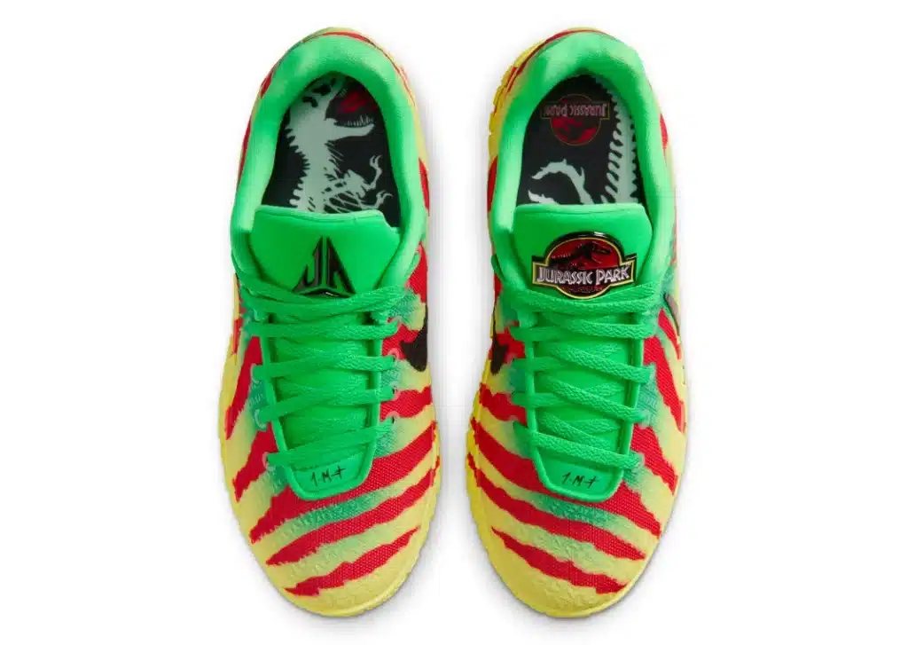 nike ja 3 jurassic park green spark