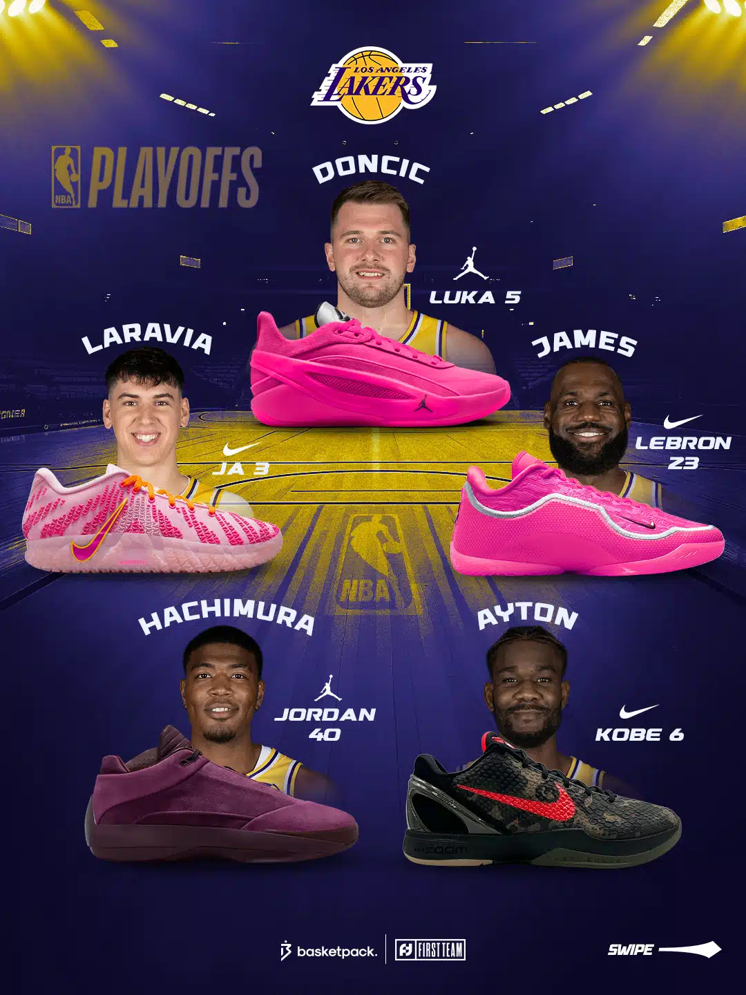 playoffs nba 2026 chaussures conference ouest