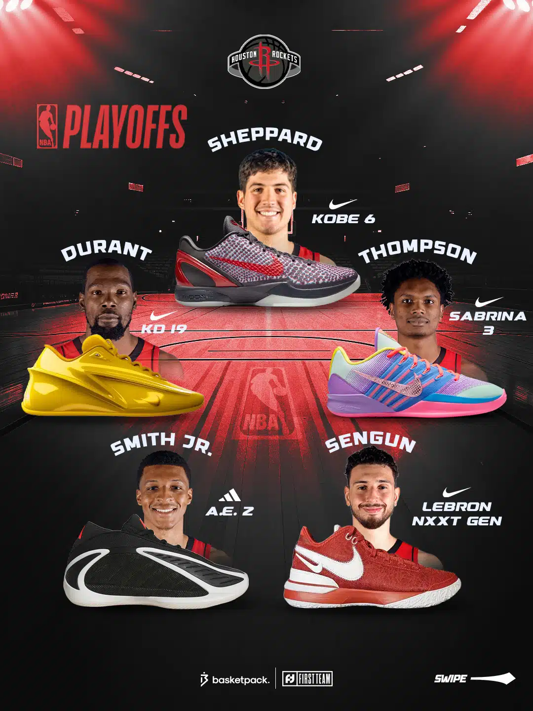 playoffs nba 2026 chaussures conference ouest