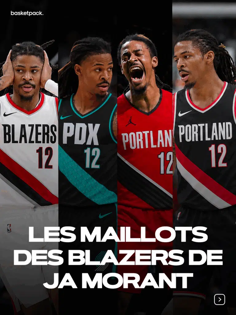 ja morant maillot blazers