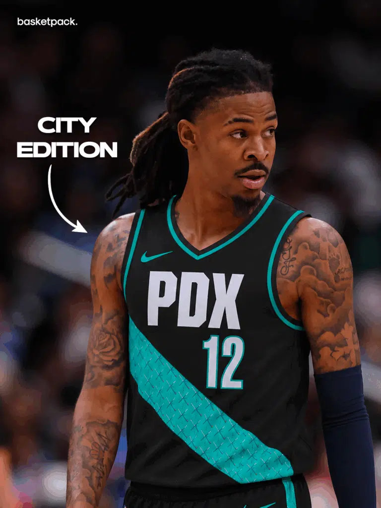 ja morant maillot blazers