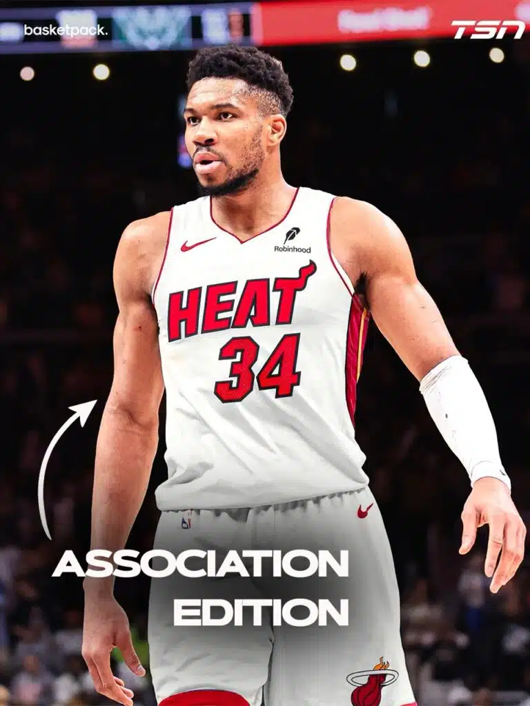 maillot association edition giannis antetokounmpo miami heat
