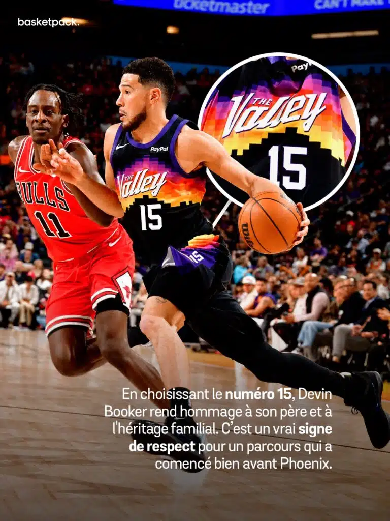 devin booker maillot numero 15