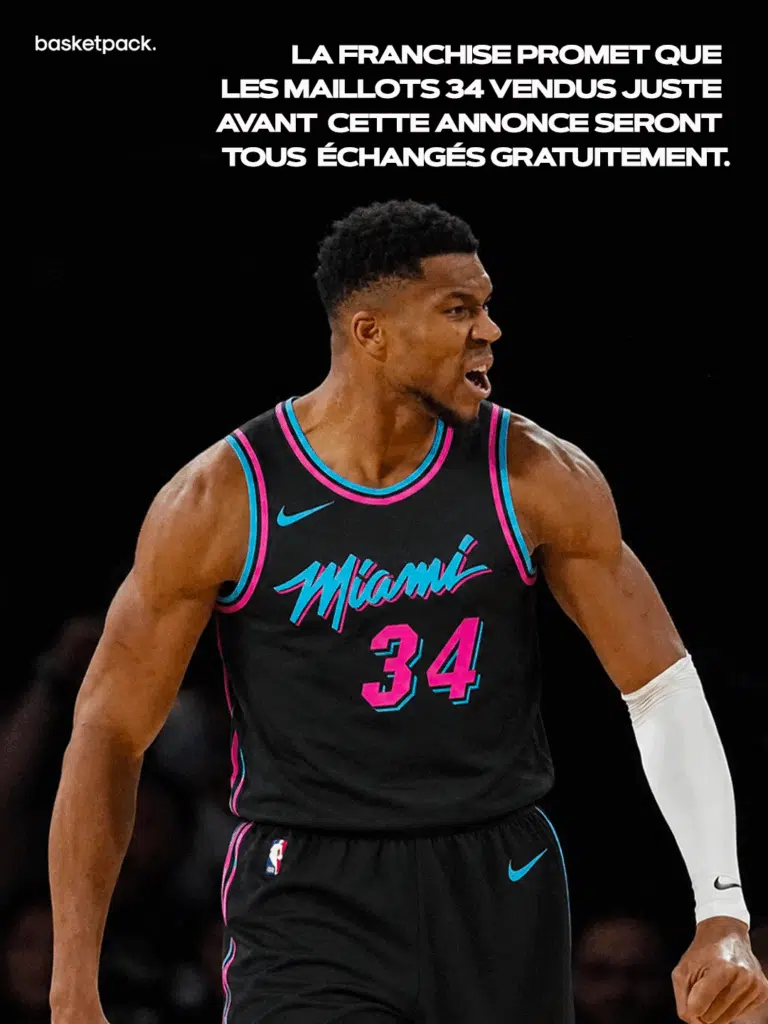 maillot giannis miami heat numero 7