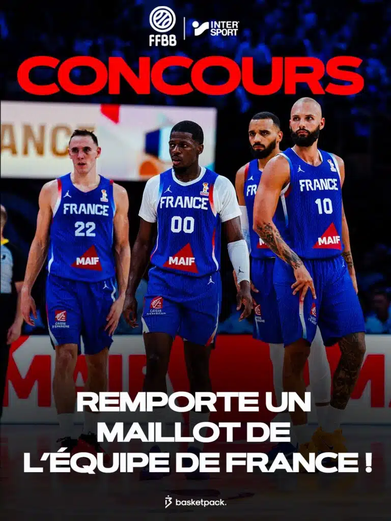 concours maillot equipe france basket