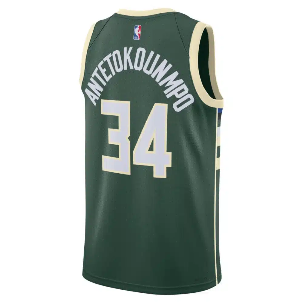 maillot officiel giannis antetokounmpo bucks pas cher promotion