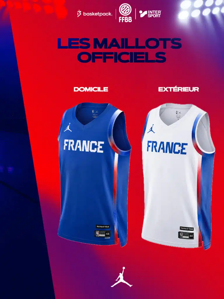 maillot equipe france feminine coupe du monde fiba 2026