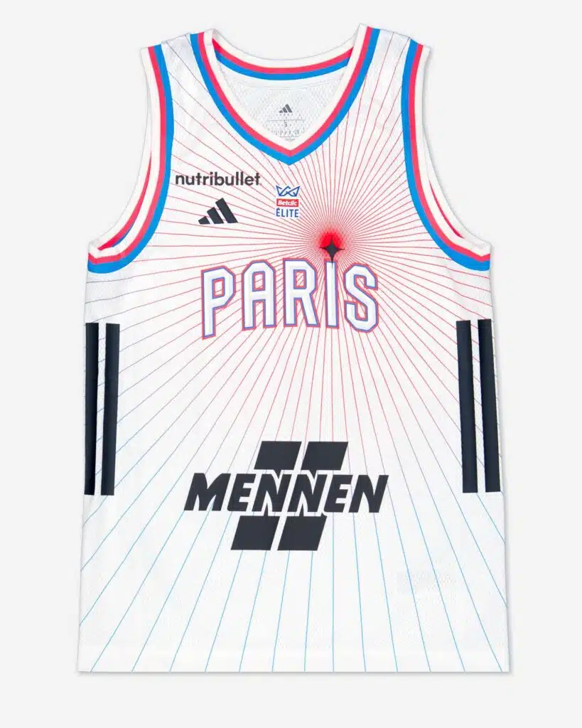 maillot exterieur paris basket betclic elite 2026 2027