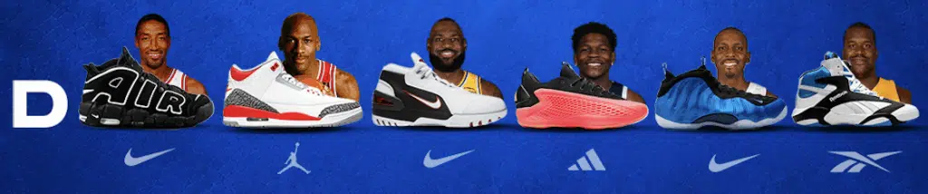 tier list chaussures basketball iconiques all time