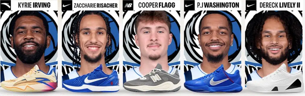 dallas mavericks chaussures saison nba 2026 2027