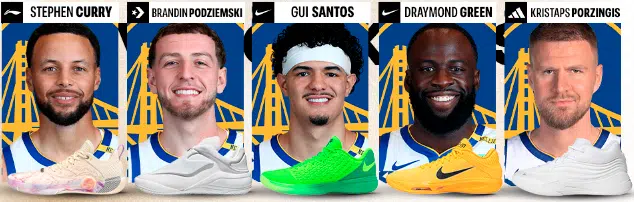 golden state warriors chaussures saison nba 2026 2027
