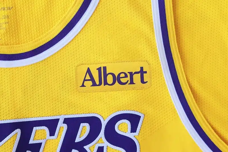 los angeles lakers 2026 2027 sponsor albert
