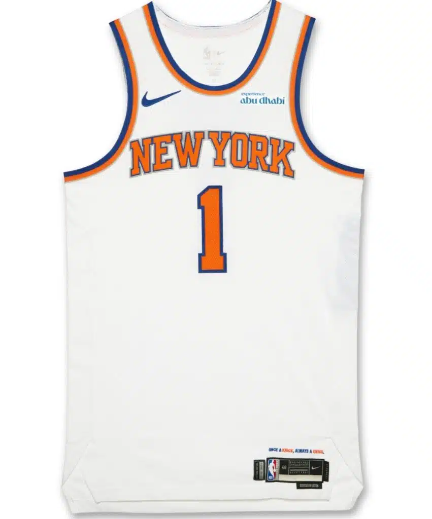 new york knicks 2026 2027 maillot association edition
