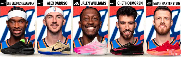 oklahoma city thunder 2026 2027 chaussures