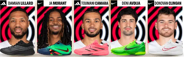 portland trail blazers chaussures saison nba 2026 2027
