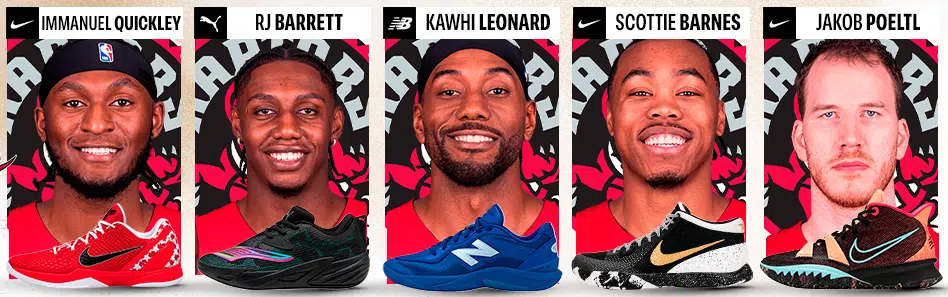 toronto raptors chaussures saison nba 2026 2027