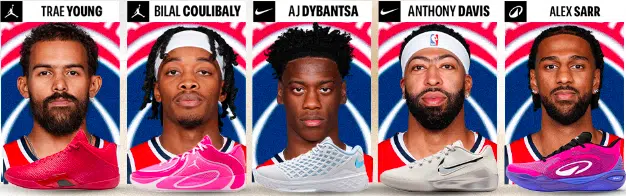 washington wizards chaussures saison nba 2026 2027